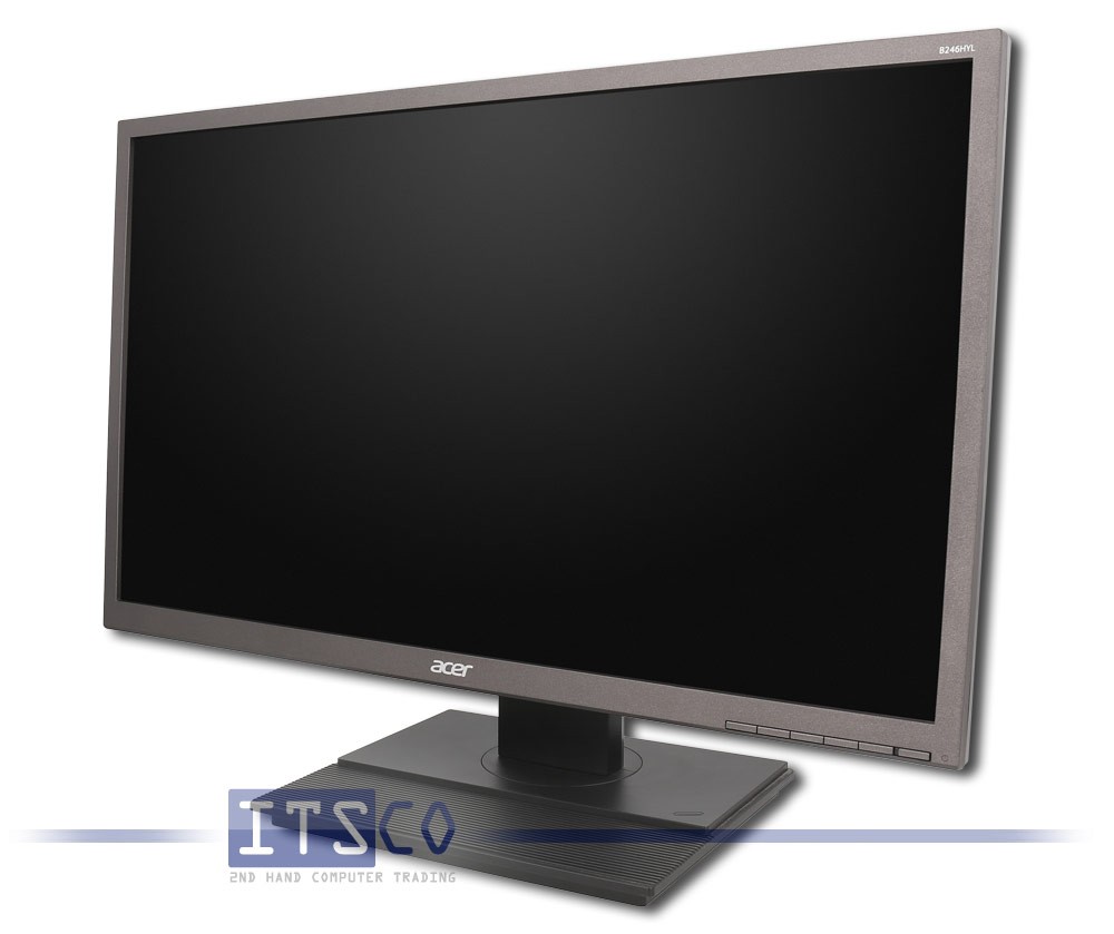 24" TFT MONITOR ACER B246HL 1920x1080 FHD 16:9 5MS VGA DVI DP