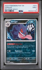 PSA 9 Gengar Reverse Holo #057 Pokemon Paldean Fates 250001