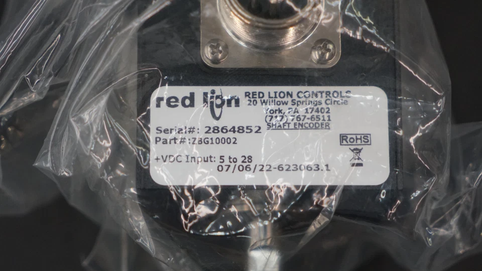 RED LION CONTROLS ZBG10002 Standard Duty Shaft Encoder, 5-28VDC - Image 3 of 4