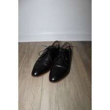 Everlane Women's Black Leather Modern Oxford Shoes Made in Italy Size 9