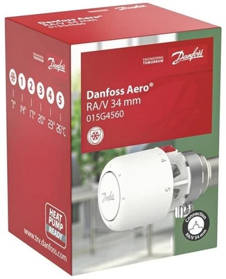 Danfoss Aero Heizkörper Thermostatkopf Thermostat RA/V 34 mm 015G4560