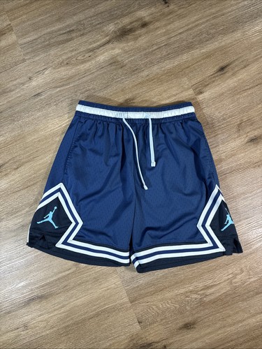 Air Jordan, Air Jordan Diamond Shorts XL Blue Jumpman Mesh Dri-FIT Basketball 7"