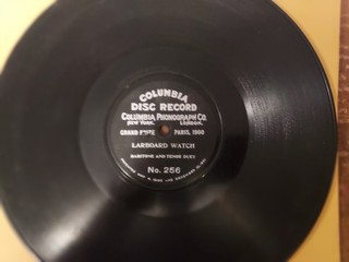 RARO DISCO COLOMBIA 1903 1 cara 78/HARLAN & STANLEY con piano.../E