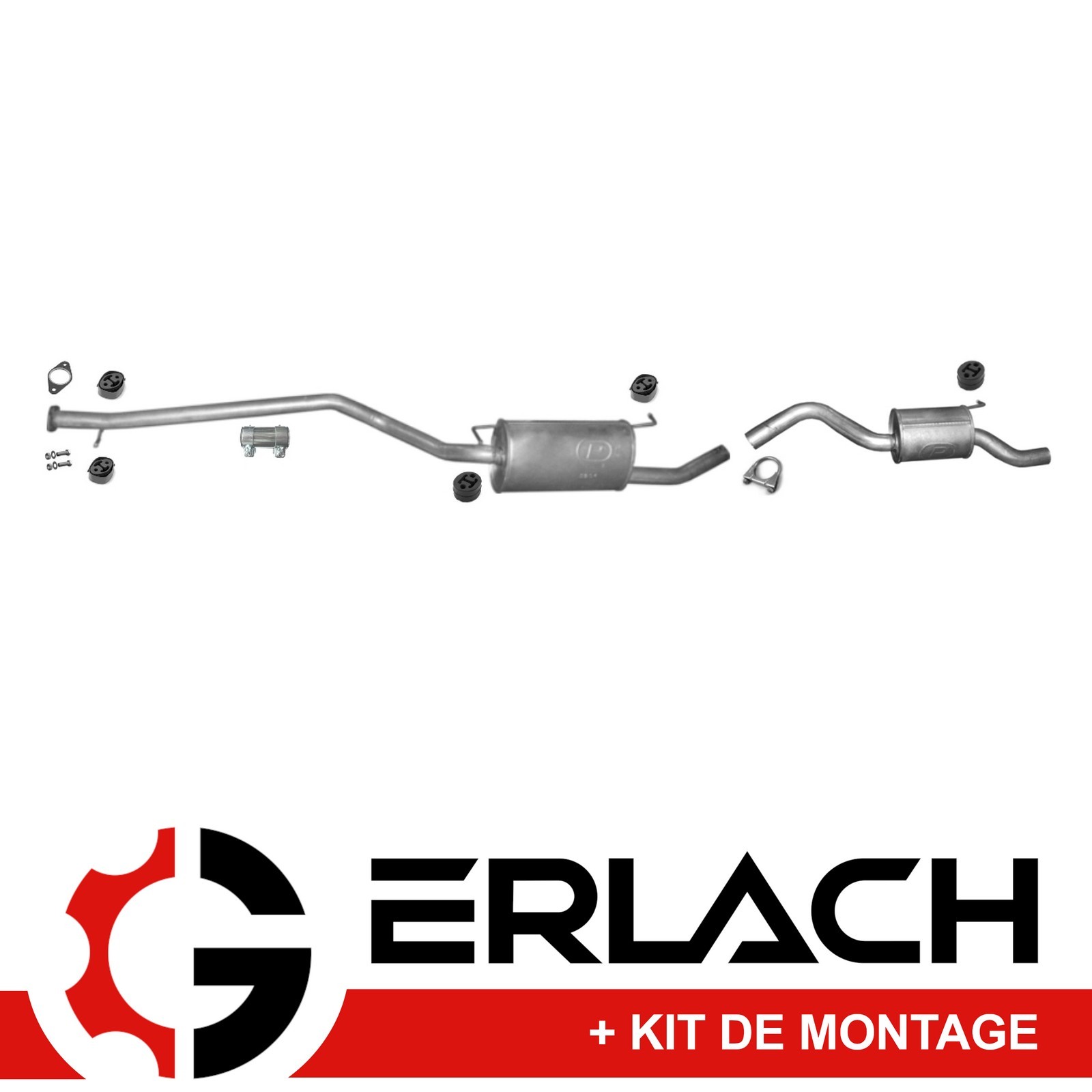 Pot échappement silencieux Ford Tourneo Connect 1.8 essence 16V de rechange 4907