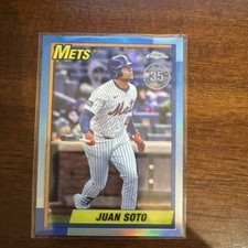Topps ’26 Chrome Update Insert 1990 Juan Soto #90CU-4 Mets 35th Anniversary