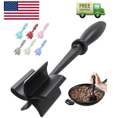 Meat Chopper, Hamburger Grinder,  Heat Resistant Smasher for Ground Beef, Bur...