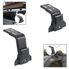 Rain Gutter Roof Rack Bracket Heavy Duty Accessories Multipurpose Sturdy , Black