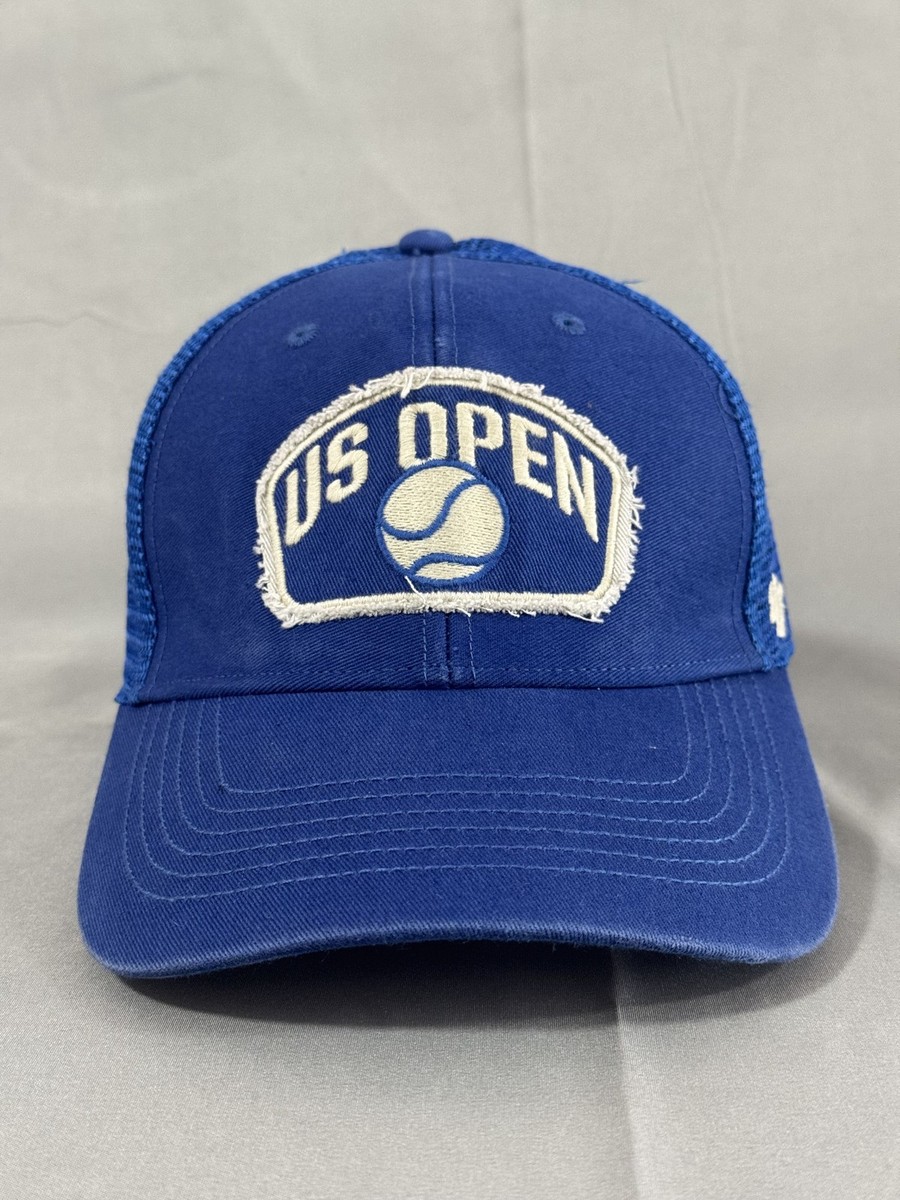 '47 Brand US Open Tennis Royal Blue Trucker Hat Snapback Mesh Cap OSFM