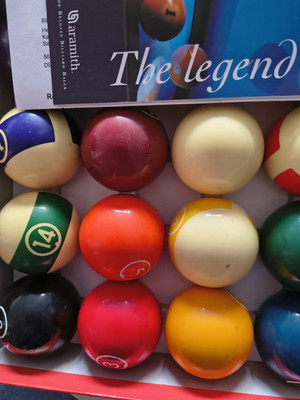 Aramith The Legend Billardkugeln Set mehrfarbig nummeriert Box Anleitung