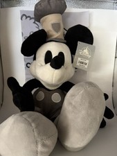 DISNEY STORE PLUSH MICKEY MOUSE STEAMBOAT WILLIE NWT