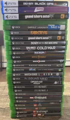 Lot Of 26 EMPTY Xbox One Xbox X PS5 Cases NO GAMES INCLUDED