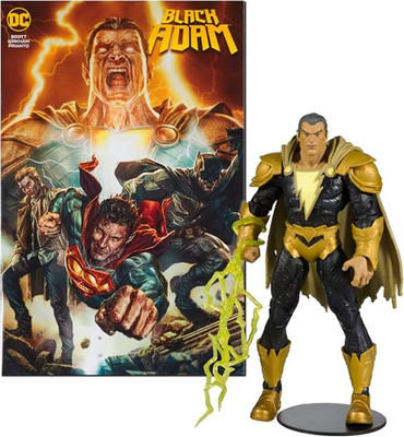 McFarlane DC Direct 15901 DC mit Comic - Black ADAM- Black ADAM  Neu/OVP