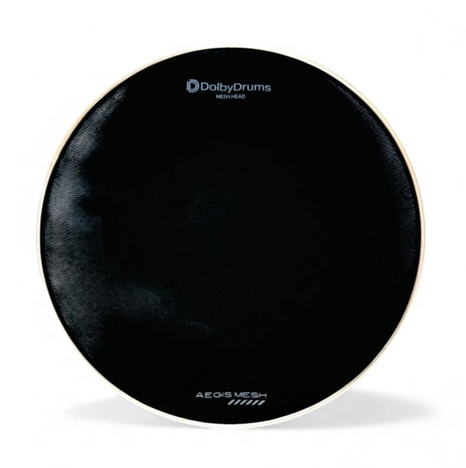 Dolby Drums 3-Ply BLACK Mesh Drumhead for Roland Alesis Acoustic 10" 12" 14”