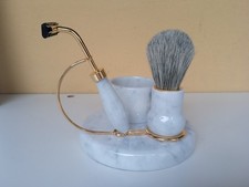 Set per barba- Marmo di Carrara