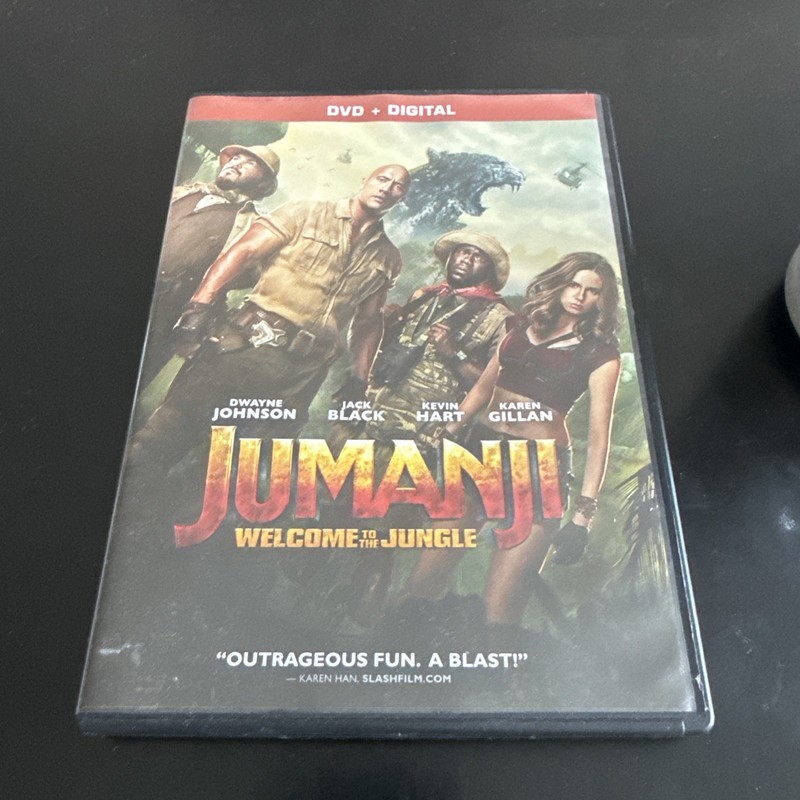 Jumanji: Welcome to the Jungle (DVD, 2017)