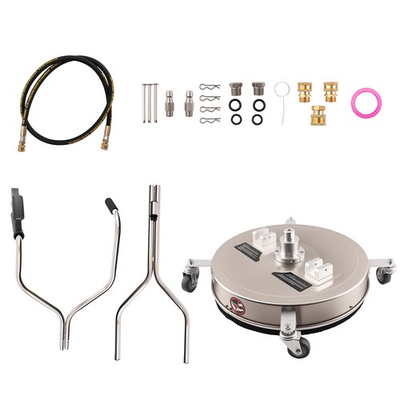 #ad #ad 20in 4500PSI Surface Cleaner for Pressure Washer Stainless Steel 4 Wheels $226.00