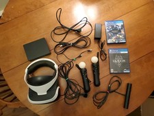 USED PS VR 1 Virtual Reality Headset Includes...