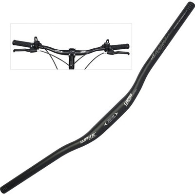 Hochwertiger Aluminium MTB Lenker Riser Bar - 31,8mm x 780mm, Schwarz