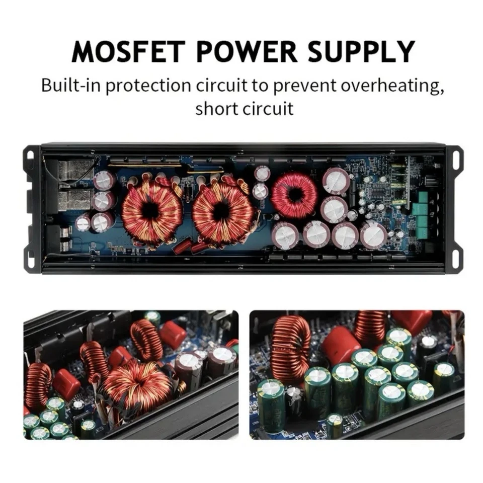 Amplificatore Classe-D Mono 20000Max 1Ohm Stable 1930w Rms, Super Quality Audio! - Immagine 4 di 4