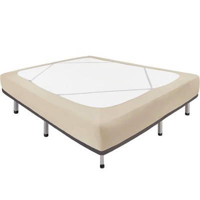 Decorative Box Spring Cover King & Cal King Size Light Camel Luxurious Jersey K
