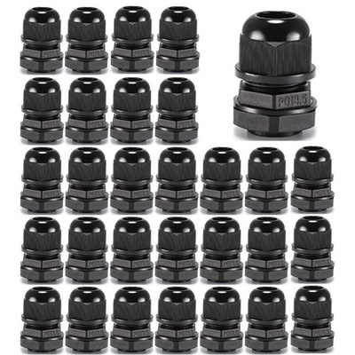 30 Stücke PG13,5 IP68 wasserdichte Kabelverschraubung M20 x 1,5, 6.012mm, mit...