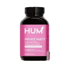 HUM Nutrition Private Party Probiotics 30ct - Vegan Capsules for Vaginal Health