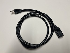 AC Power Cord 3 Prong Wall Plug & A Female IEC C13 Connector. Measures 6’