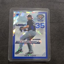 Panini Prospect Edition Bryce Cunningham Blue Ice Prizm #191 Yankees #'d /299
