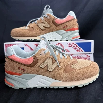 Mens Size 7 New Balance 999 X Packer Shoes "Camel" Tan Suede ML999CML Rare - Photo 1/4