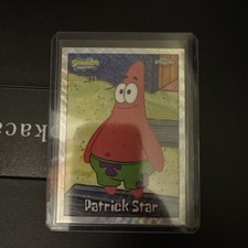 2025 Topps Chrome SpongeBob #24 Patrick Star Wave Refractor /175