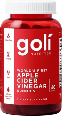Goli Apple Cider Vinegar Gummies - Worlds First ACV Gummy with Vitamin B12