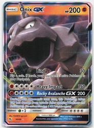 Onix GX 36/68 Hidden Fates Ultra Rare Holo
