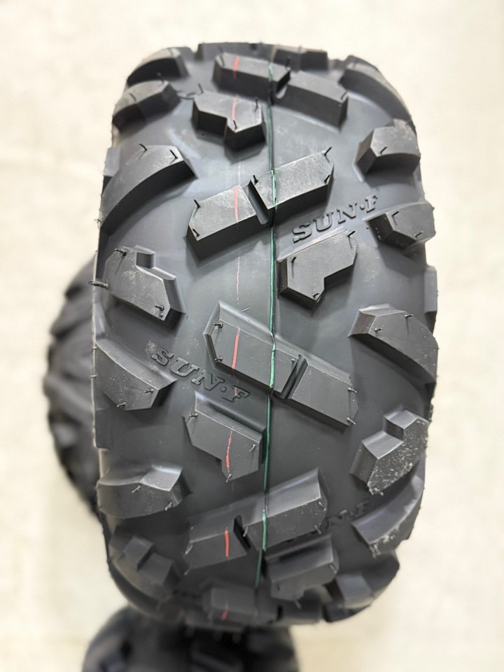 Honda ATC 70 DWT Polished Wheels & Sunf A011 Tires - 16x8-7, 3x100 Bolt, ATV Set 3 thumbnail image
