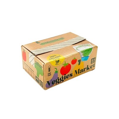 Hako Veggies Market Hologram Sticker Flakes 40 pcs