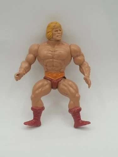 VINTAGE HE-MAN MASTERS OF THE UNIVERSE MOTU MATTEL SOFT HEAD 1981 MEXICO