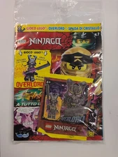 LEGO NINJAGO MAGAZINE N. 7 + MINIFIGURE OVERLORD SPADA DI CRISTALLO NUOVO 2025