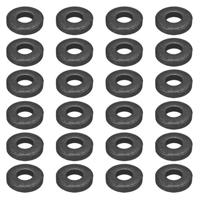 #ad 24 Pcs Carbon Steel Flat Washer Fits M10 x 24mm x 5mm Black Washer Fits $24.64
