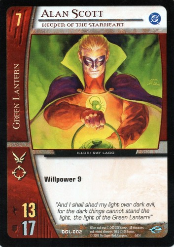 VS System CCG Green Lantern Corp (DGL) Batman (DBM) Individual Trading Cards - Picture 3 of 172
