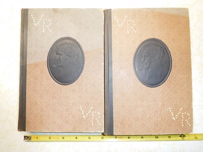 2 1952 Later & Final Adventures of Sherlock Holmes Embossed Heritage Press Books
