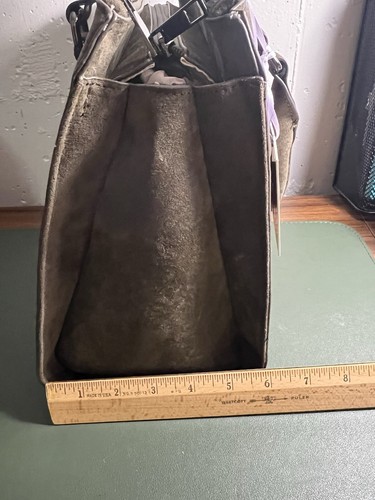 Bolso Cartera Muche et Muchette DISCO STAR GAMUZA SINTÉTICA VERDE MILITAR - Imagen 9 de 11
