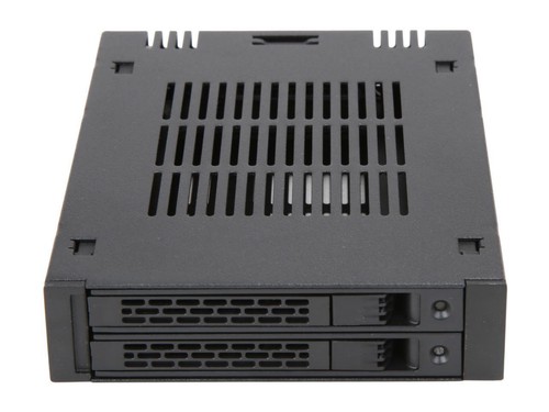 Rack mobile ICY DOCK ExpressCage MB742SP-B 2 x 2,5 pouces SAS/SATA HDD/SSD pour externe - Photo 2/7