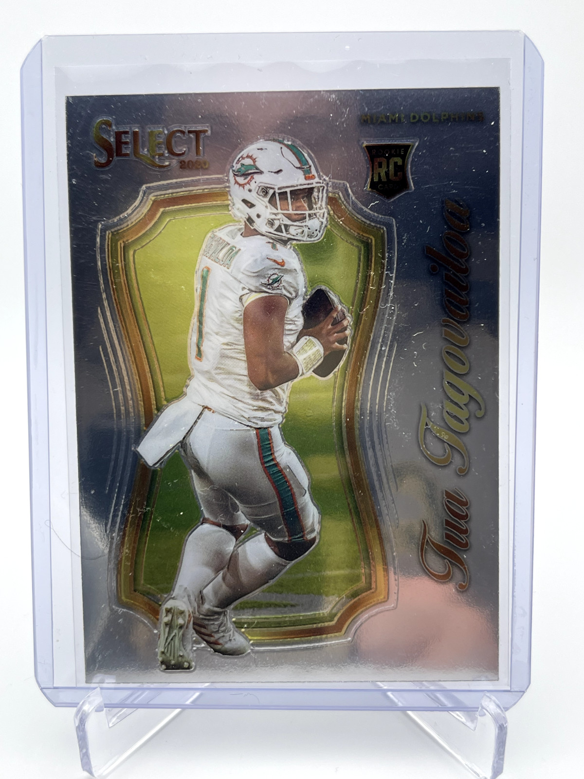 2020 Tua Tagovailoa Panini Select Certified Rookie RC #SCR-3 Miami Dolphins 💥