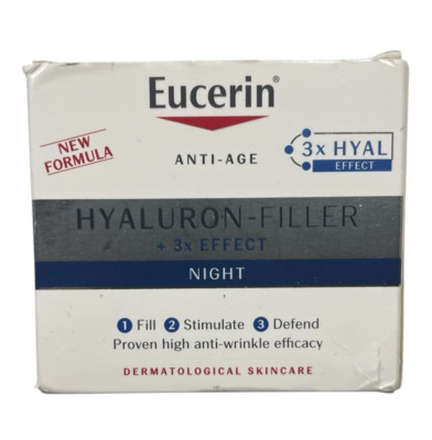 Eucerin Anti-Age Hyaluron-Filler Night Care - Anti-Wrinkle - 50 ml - Exp 05/27
