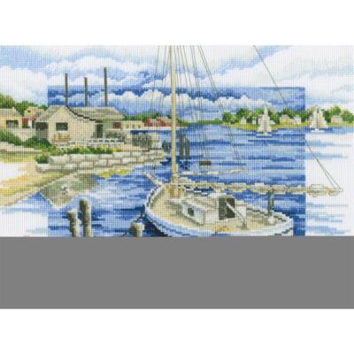 RTO Kreuzstichset ''Am Pier'' M397, Zählmuster, 28x21 cm