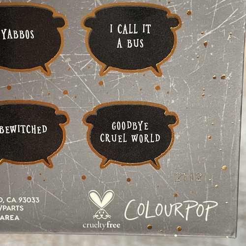 Hocus Pocus x Colourpop Gather Round Sisters Eye Shadow Palette New! In Hand! - Picture 10 of 11