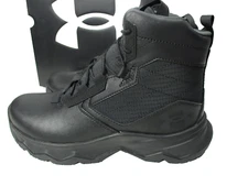 Under Armour UA Stellar G2 Black Tactical Lace Boots Mens Sz 8