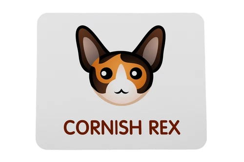 Cornish Rex onderzetter met kat Art-Dog