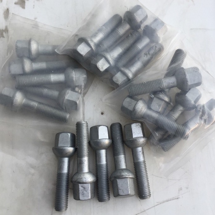 Brabus Wheel Lug Bolt 17 H 12x1.5 Long 47MM Made In Germany Set Of 20 Pcs OEM