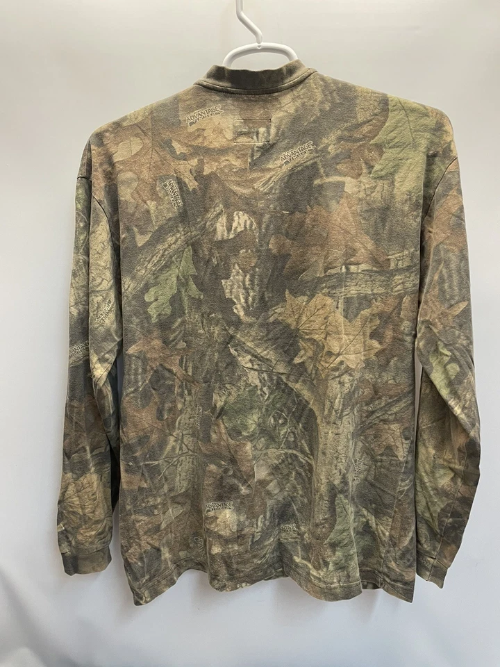 Vintage Duxbak Advantage Madera Camuflaje Manga Larga Henly Talla Med  Foto 2 de 3