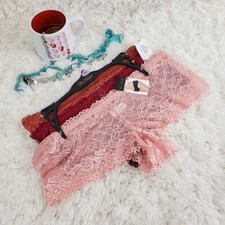 NWT Prima Valentina BOYSHORT XLARGE Multicolor Lace Mesh 3 pcs